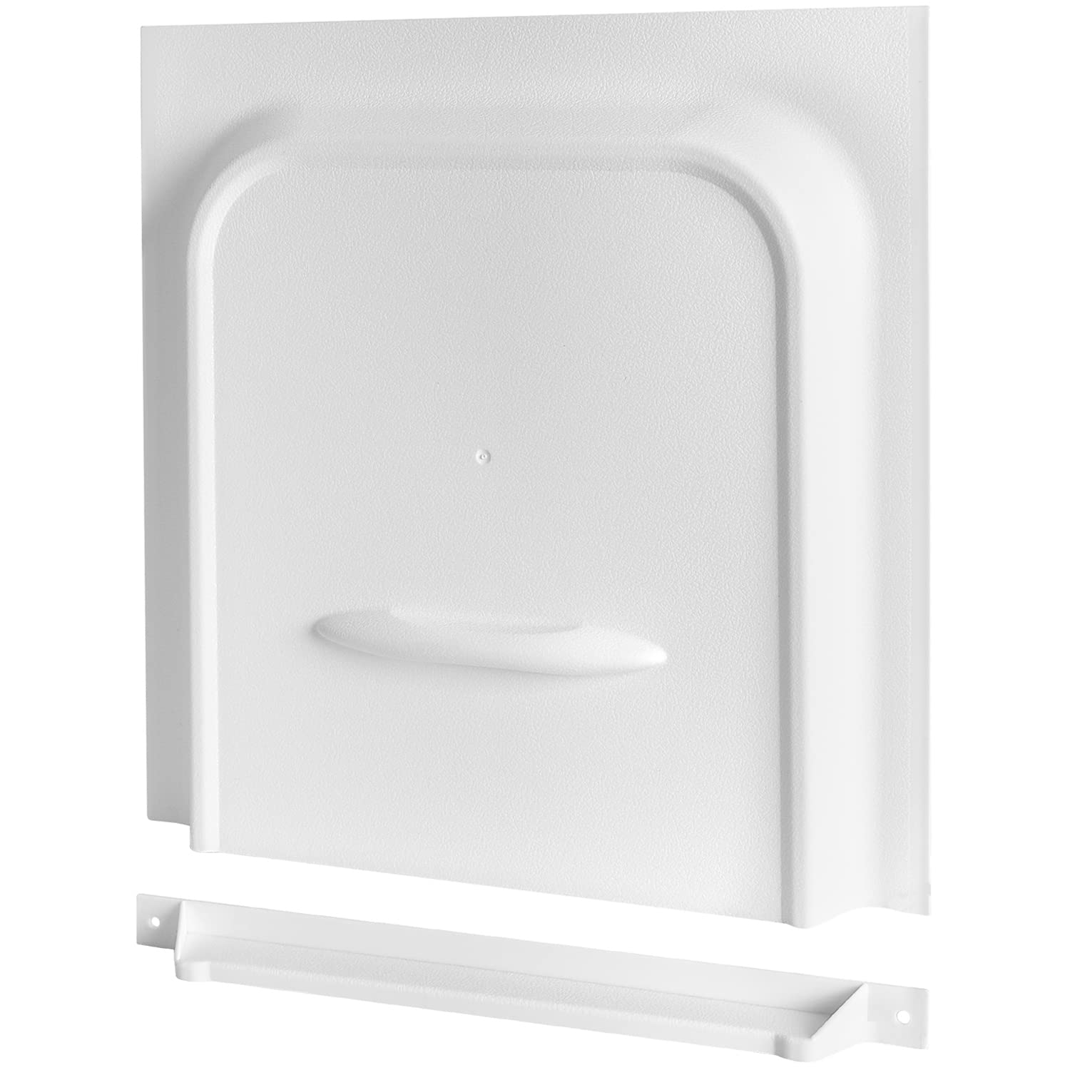 RV Screen Door Slider 12" White Panel with Slide Stop Fit for RV, Trailer, Camper, Motor Home, Cargo Trailer