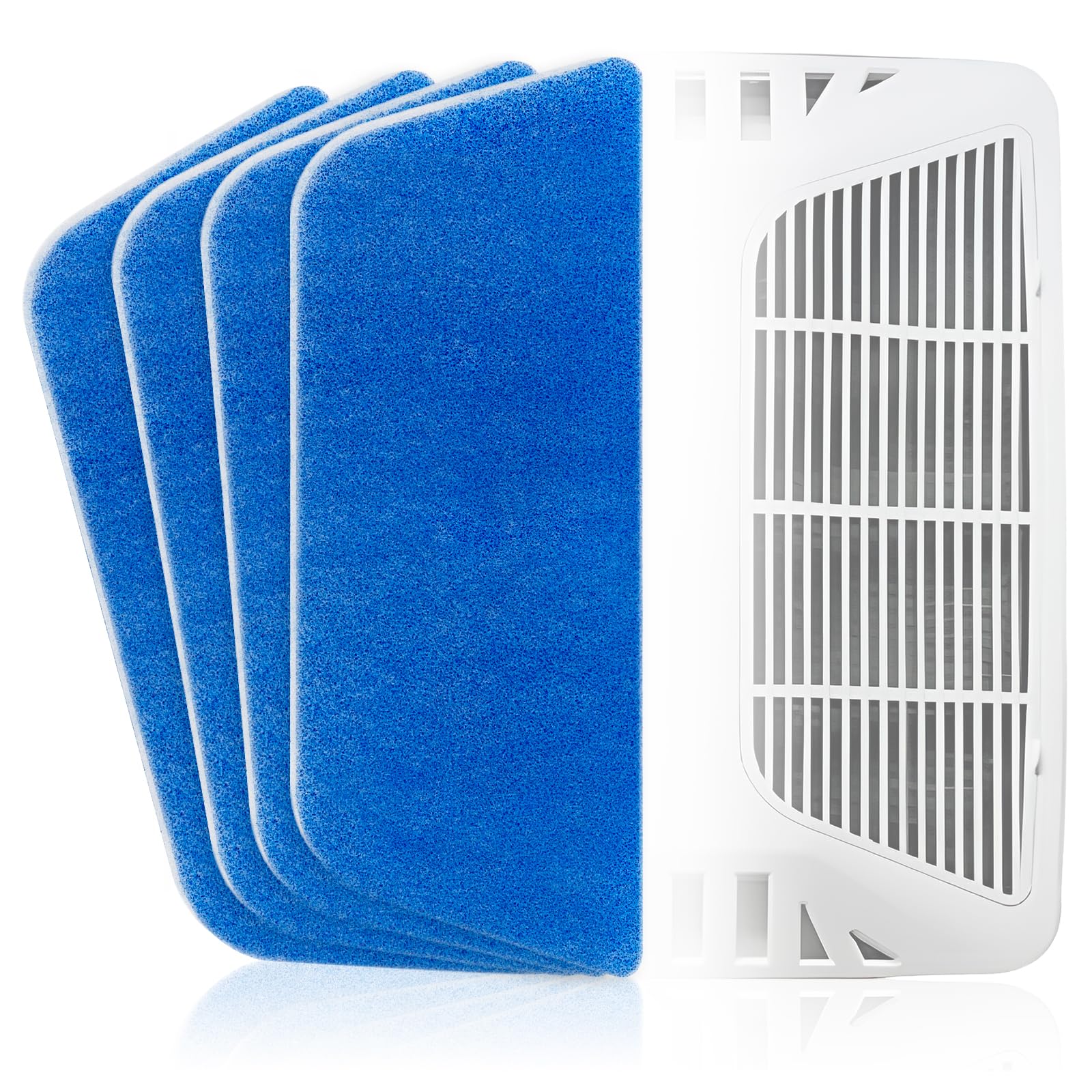 RV Air Filters 6”x 16” Compatible with Coleman Mach RV Air Condition Units, RV AC Filters Replacment for Air Conditioner Therm Vent, MERV 6 Replaces Air Filter, 4 Pack